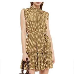 Zimmermann Super Eight Polka Dot Ruffle Dress in Sz 1/S